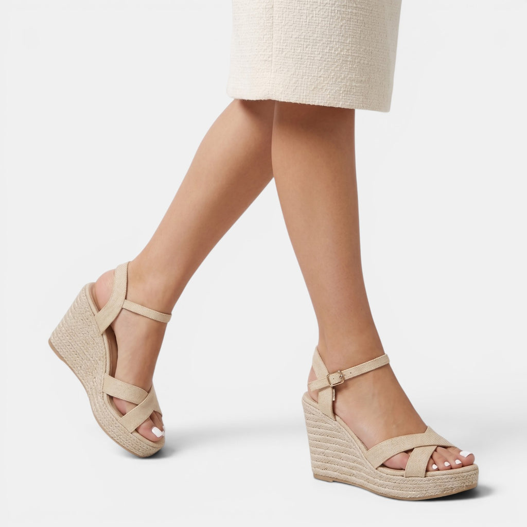 Monvaline | Women’s Comfortable Wedge Sandals – Waterproof Summer Shoes