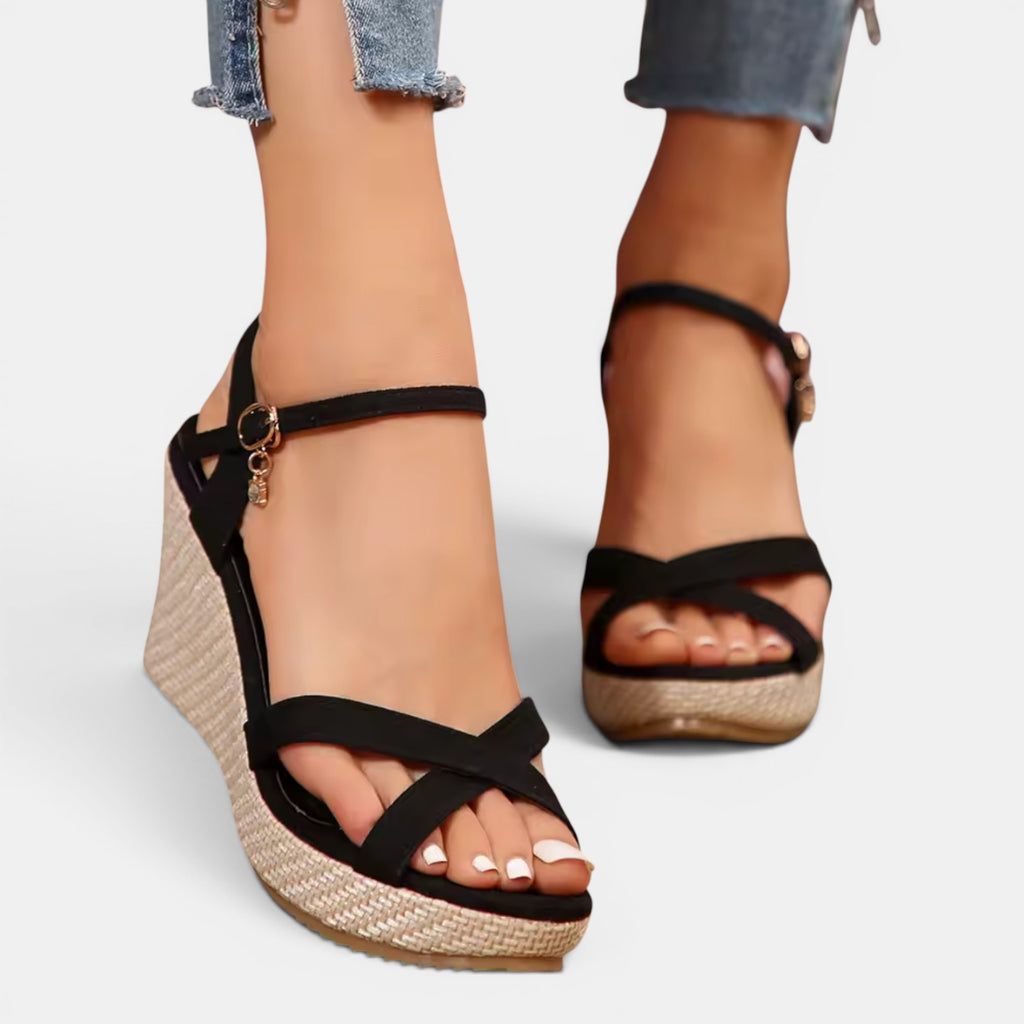 Monvaline | Women’s Comfortable Wedge Sandals – Waterproof Summer Shoes