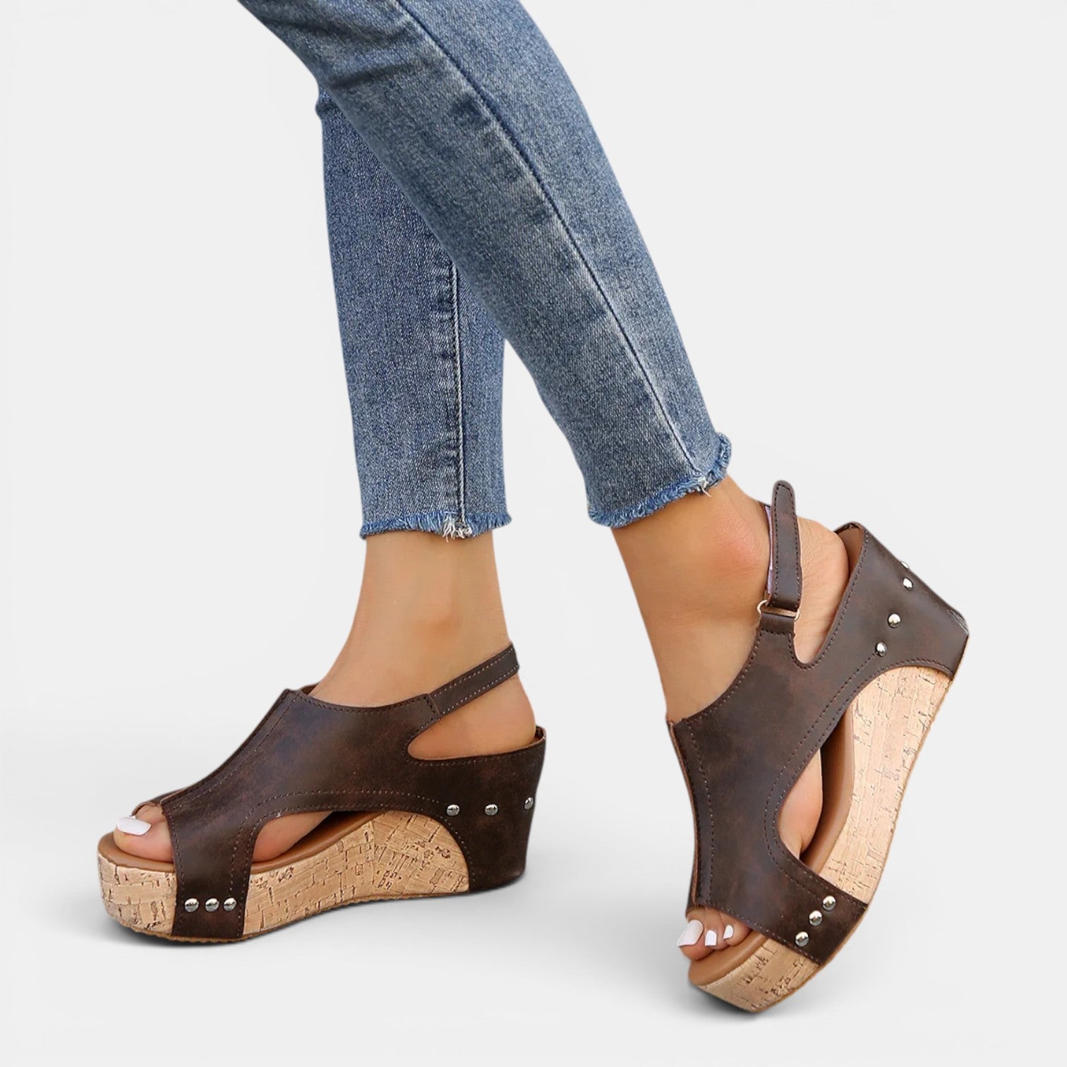 Monvaline | Women’s Comfortable Wedge Sandals for Summer Holidays