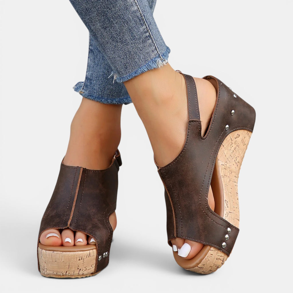 Monvaline | Women’s Comfortable Wedge Sandals for Summer Holidays