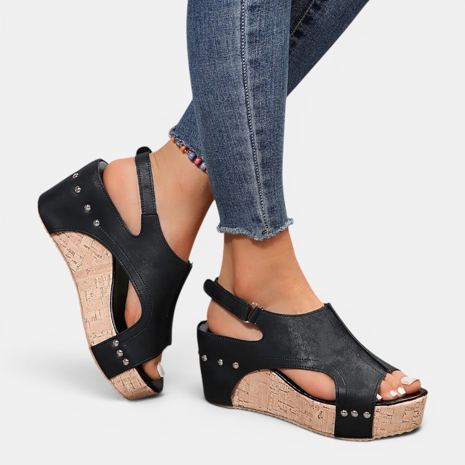 Monvaline | Women’s Comfortable Wedge Sandals for Summer Holidays