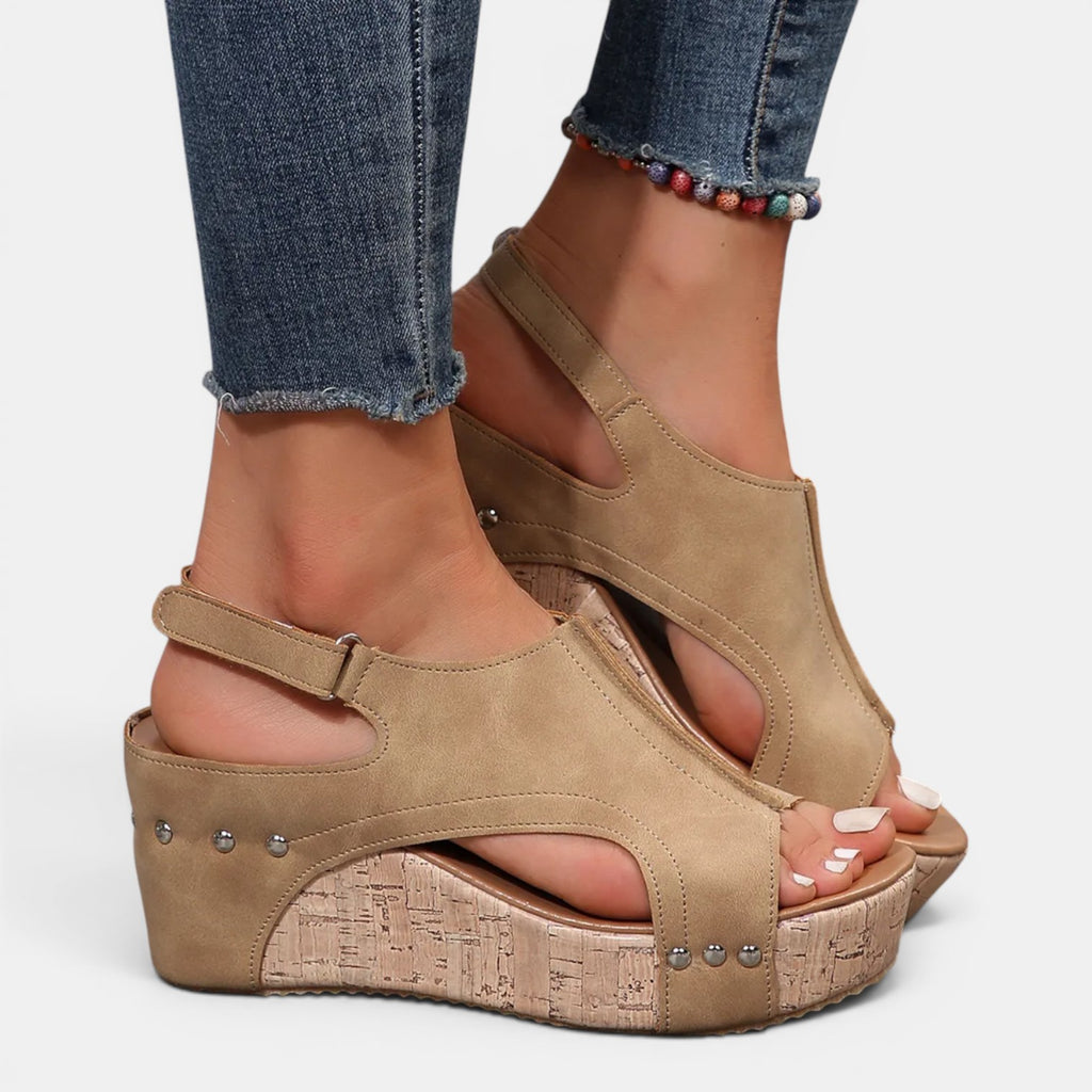 Monvaline | Women’s Comfortable Wedge Sandals for Summer Holidays