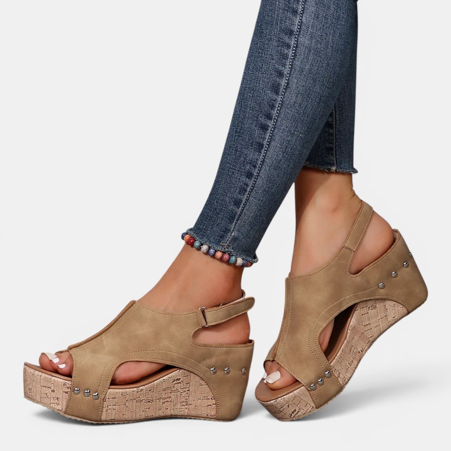 Monvaline | Women’s Comfortable Wedge Sandals for Summer Holidays