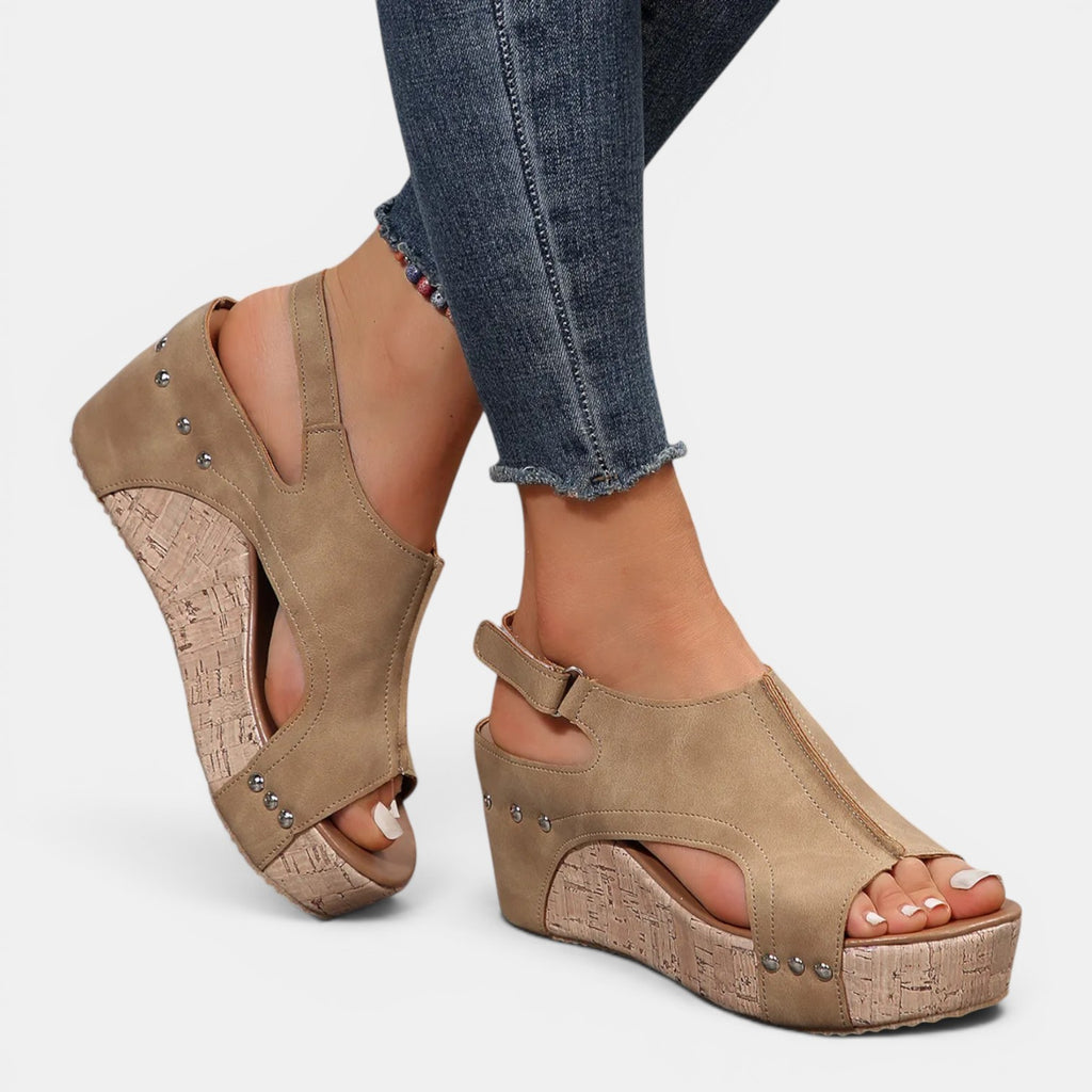 Monvaline | Women’s Comfortable Wedge Sandals for Summer Holidays
