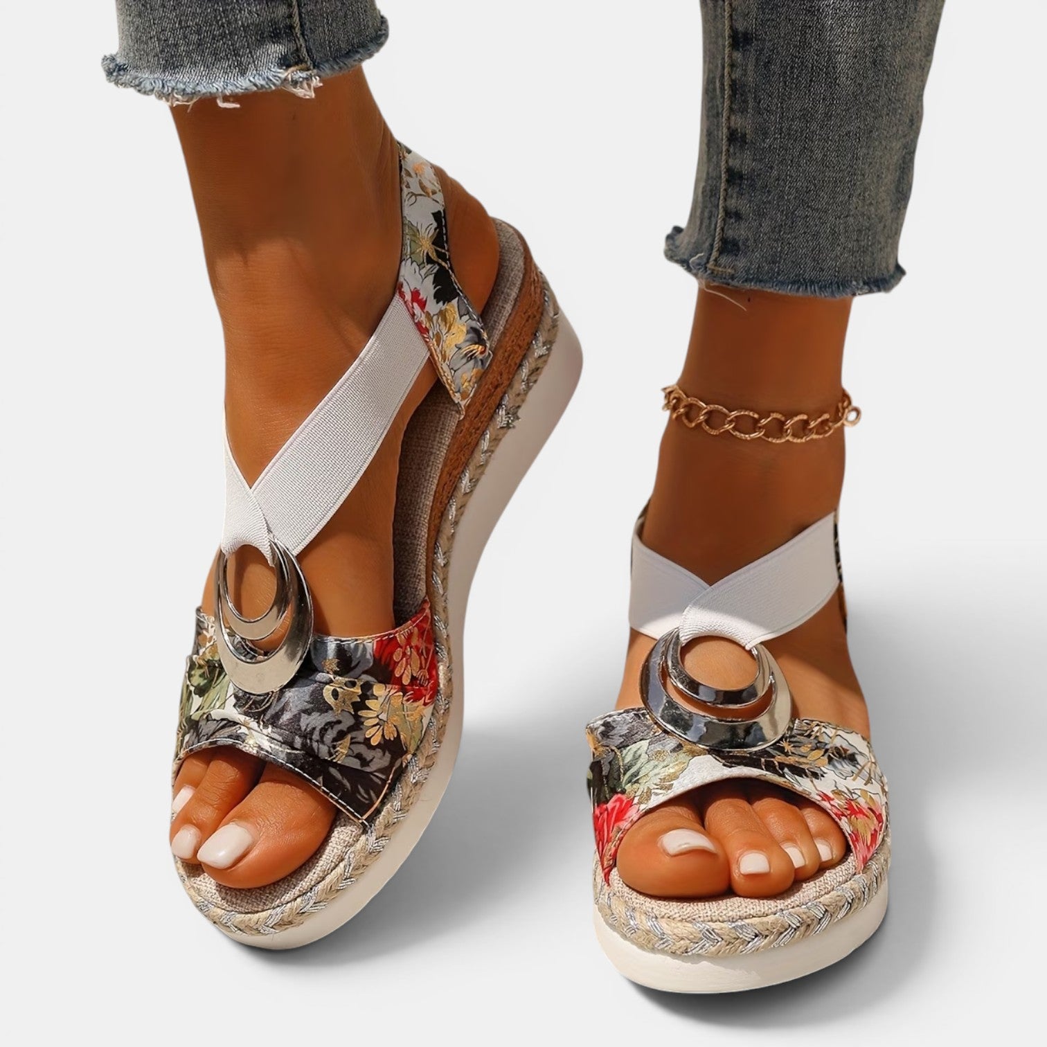 Monvaline | Women’s Comfortable Wedge Sandals for Summer Walking