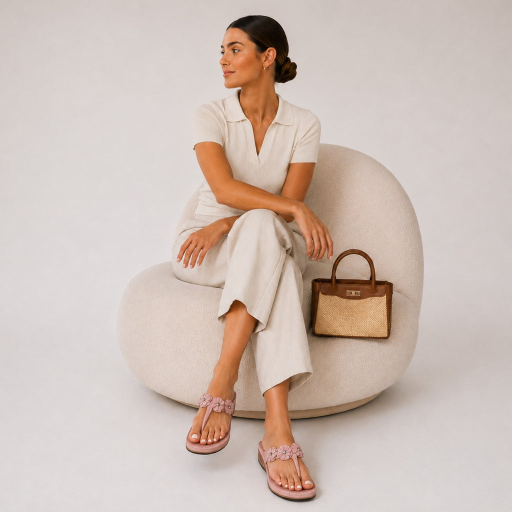 Monvaline | Women’s Comfortable Wedge Sandals for Walking & Summer Travel