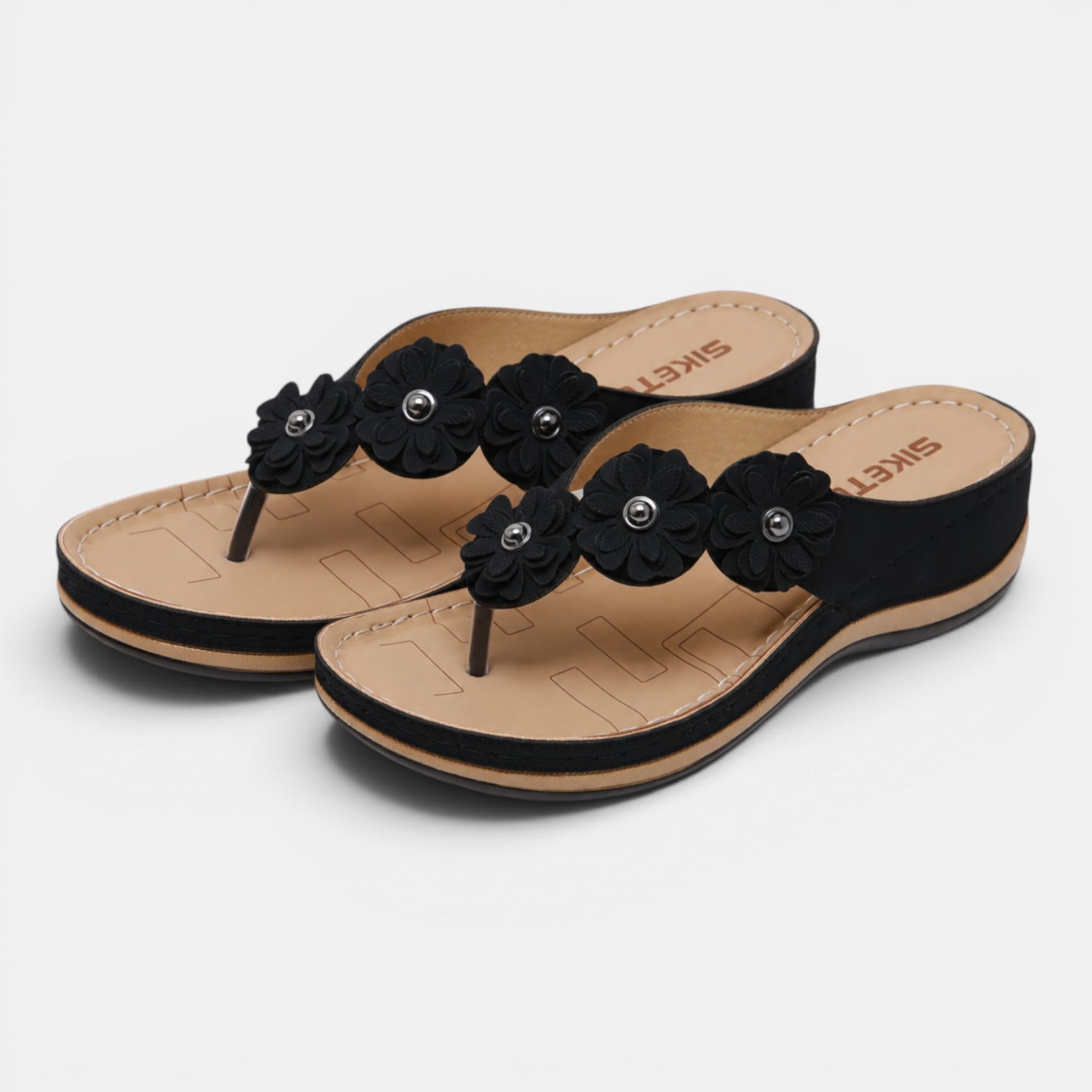 Monvaline | Women’s Comfortable Wedge Sandals for Walking & Summer Travel