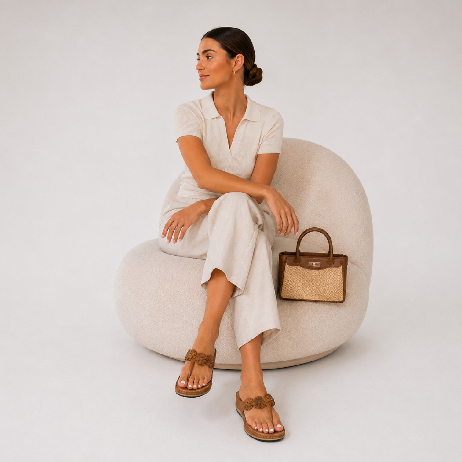 Monvaline | Women’s Comfortable Wedge Sandals for Walking & Summer Travel