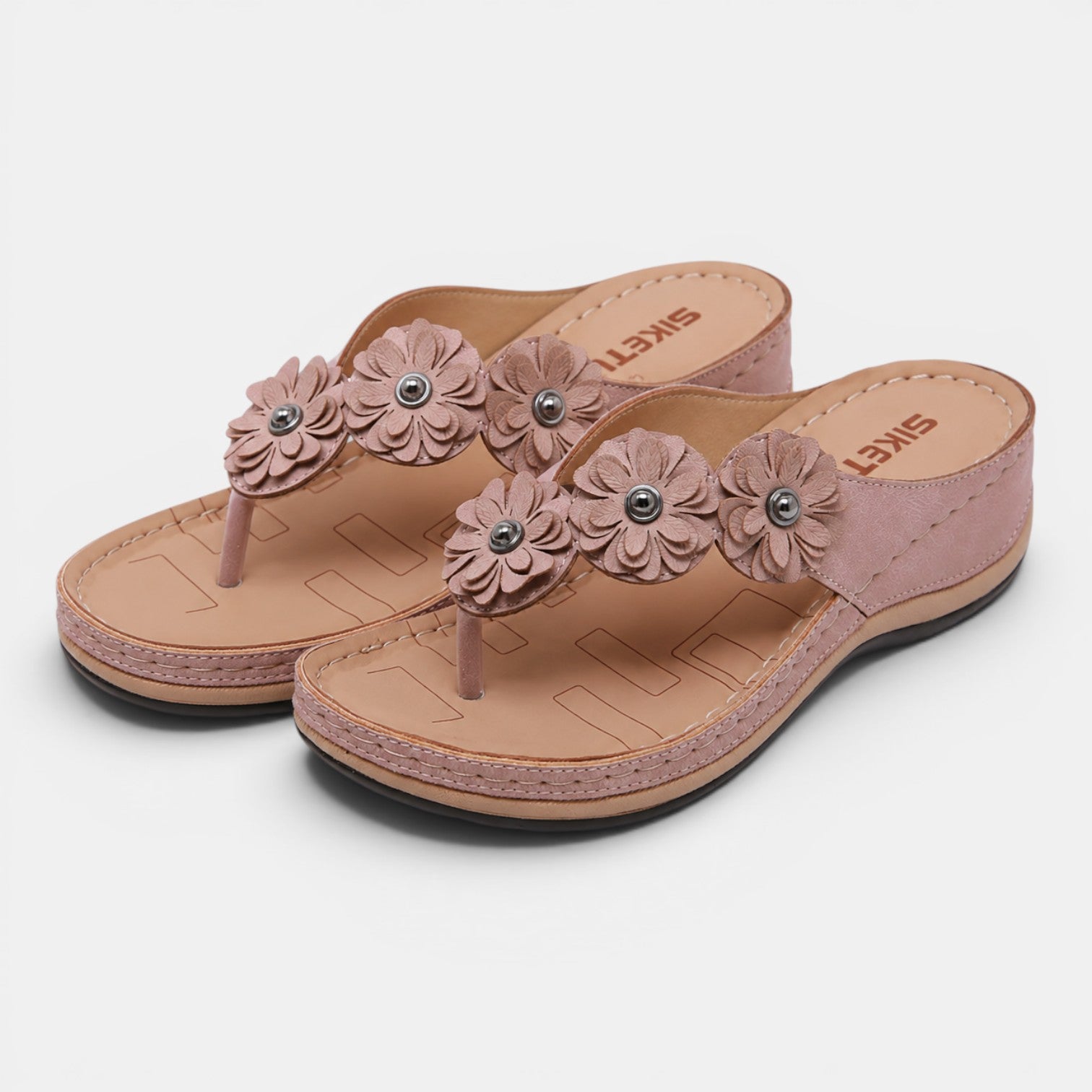 Monvaline | Women’s Comfortable Wedge Sandals for Walking & Summer Travel