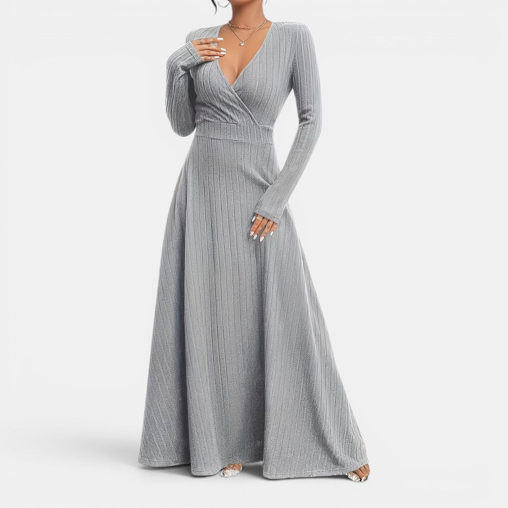 Monvaline | Women’s Elegant Midi Dress for Weddings & Evening Events