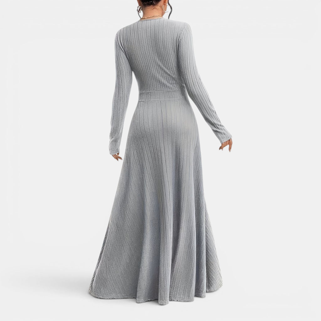 Monvaline | Women’s Elegant Midi Dress for Weddings & Evening Events