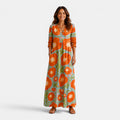 Monvaline | Women’s Floral Midi Dress for Weddings & Summer Events