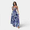Monvaline | Women’s Floral Summer Midi Dress Elegant Casual Fit
