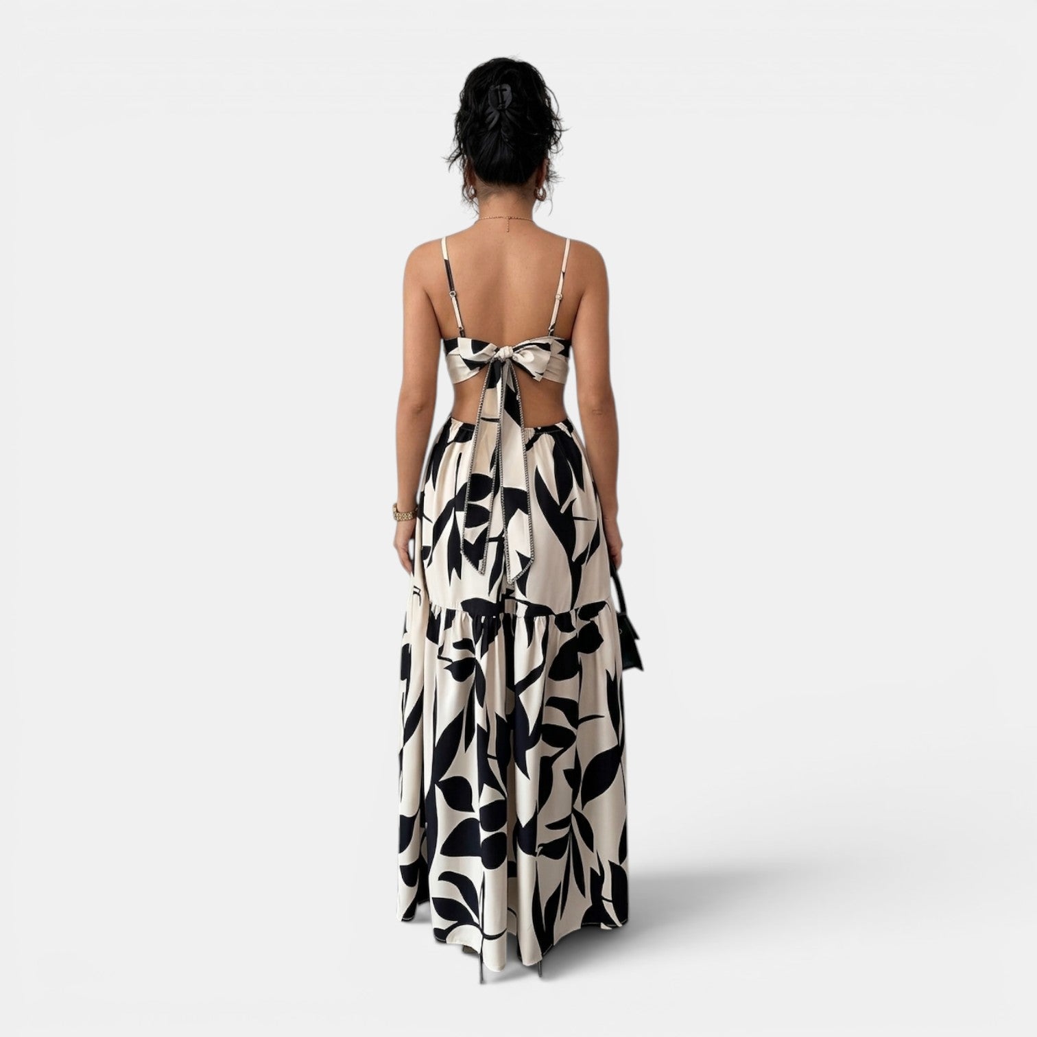 Monvaline | Women’s Floral Summer Midi Dress Elegant Casual Fit