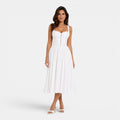 Monvaline | Women’s French Lace Slip Dress