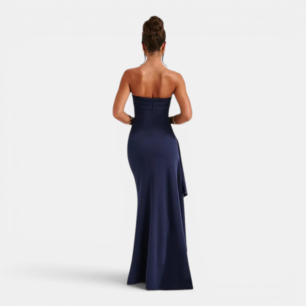 Monvaline | Women’s Off Shoulder Maxi Dress for Formal Events Evening Wear