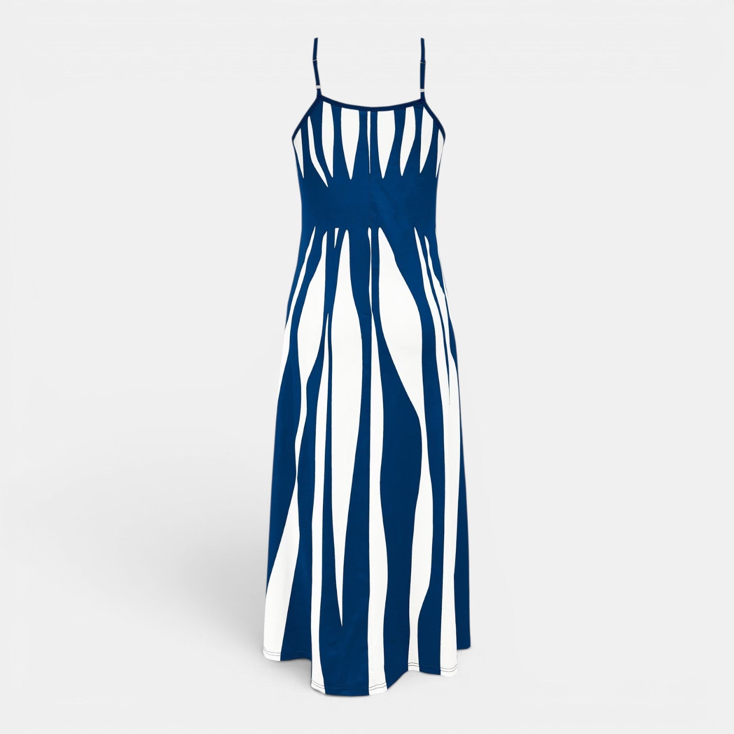 Monvaline | Women’s Summer Holiday Dress – Lightweight V-Neck Midi Style