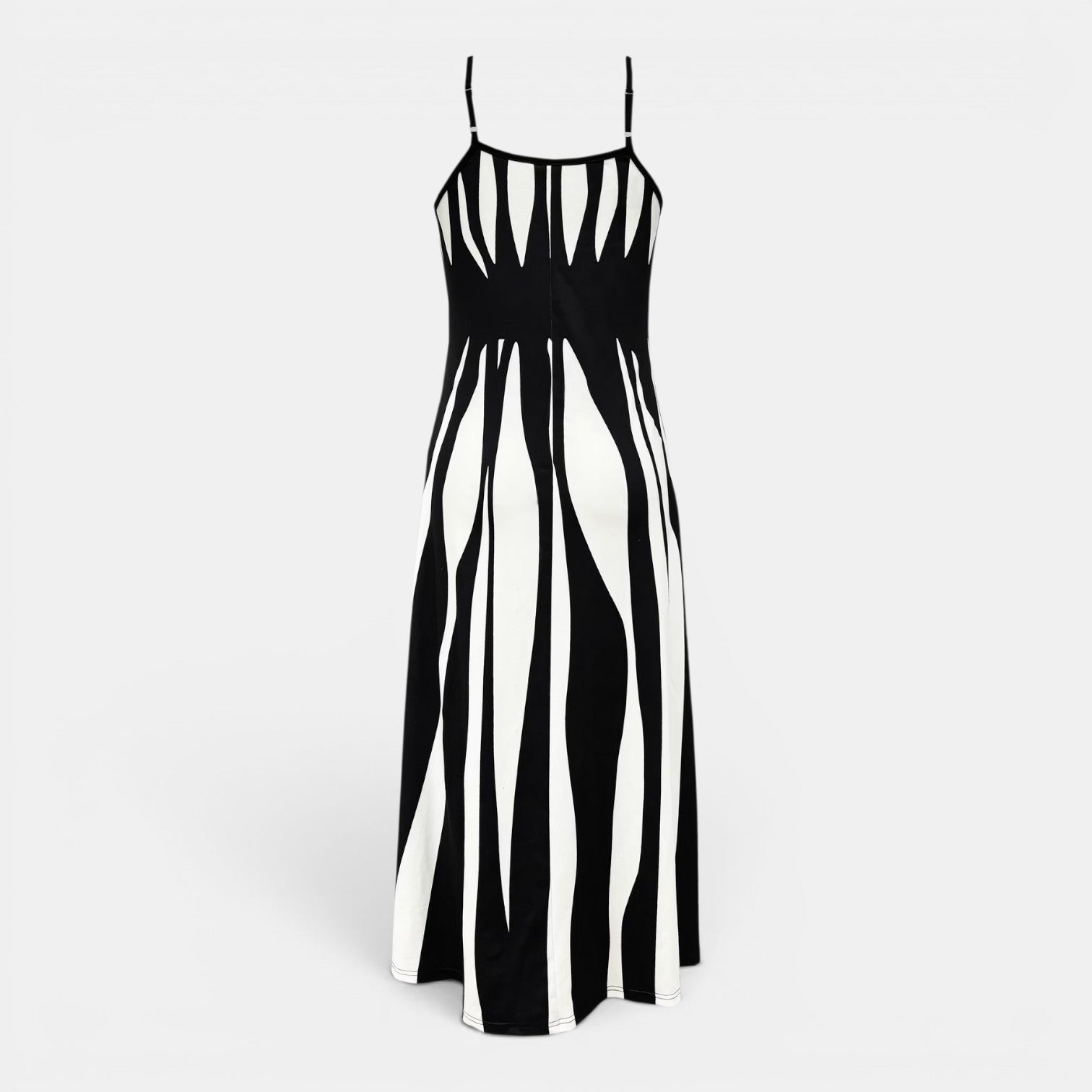 Monvaline | Women’s Summer Holiday Dress – Lightweight V-Neck Midi Style