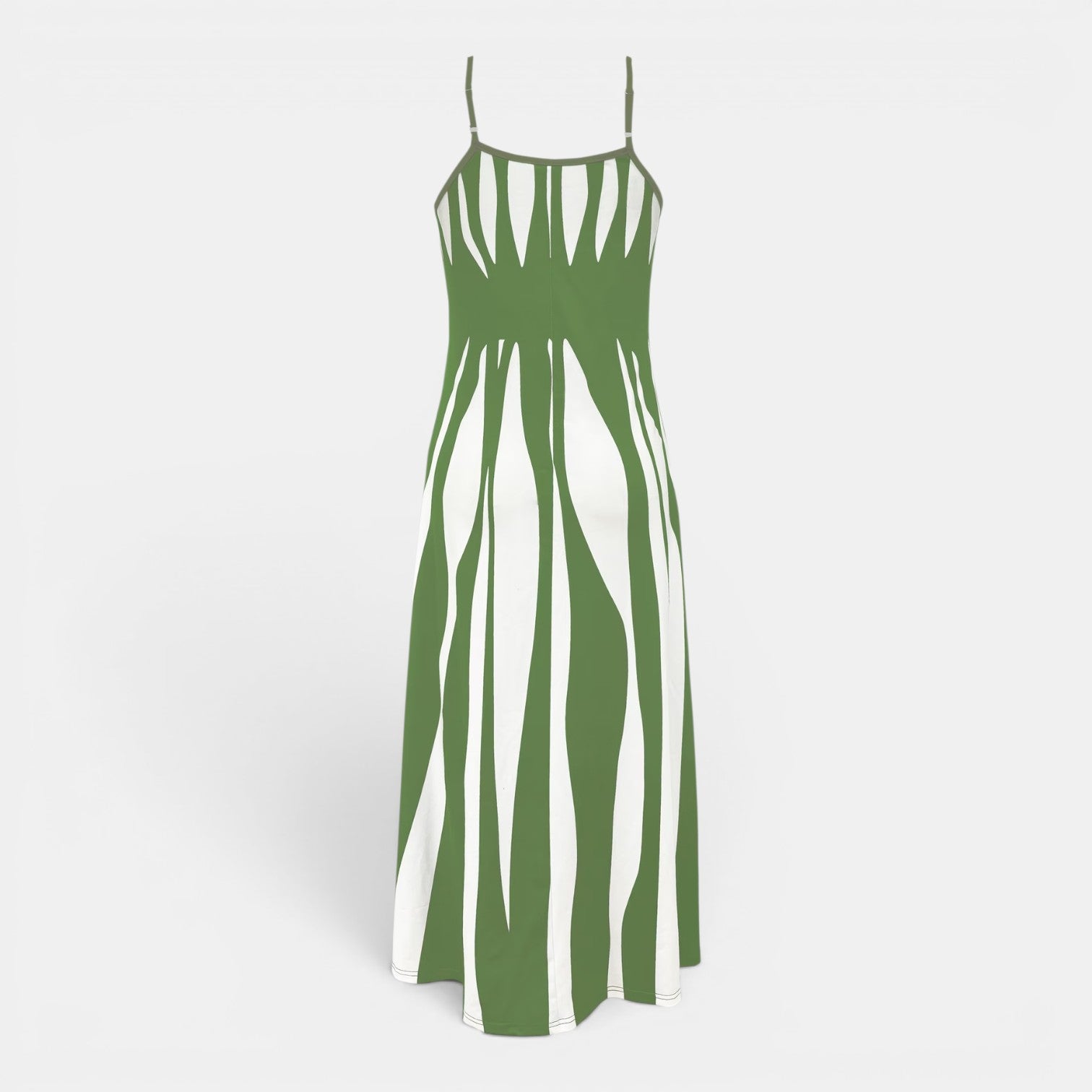 Monvaline | Women’s Summer Holiday Dress – Lightweight V-Neck Midi Style