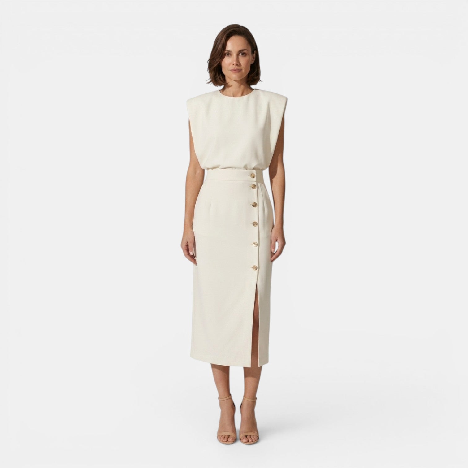 Monvaline | Women’s Summer Midi Dress Sleeveless Lightweight Casual Wear