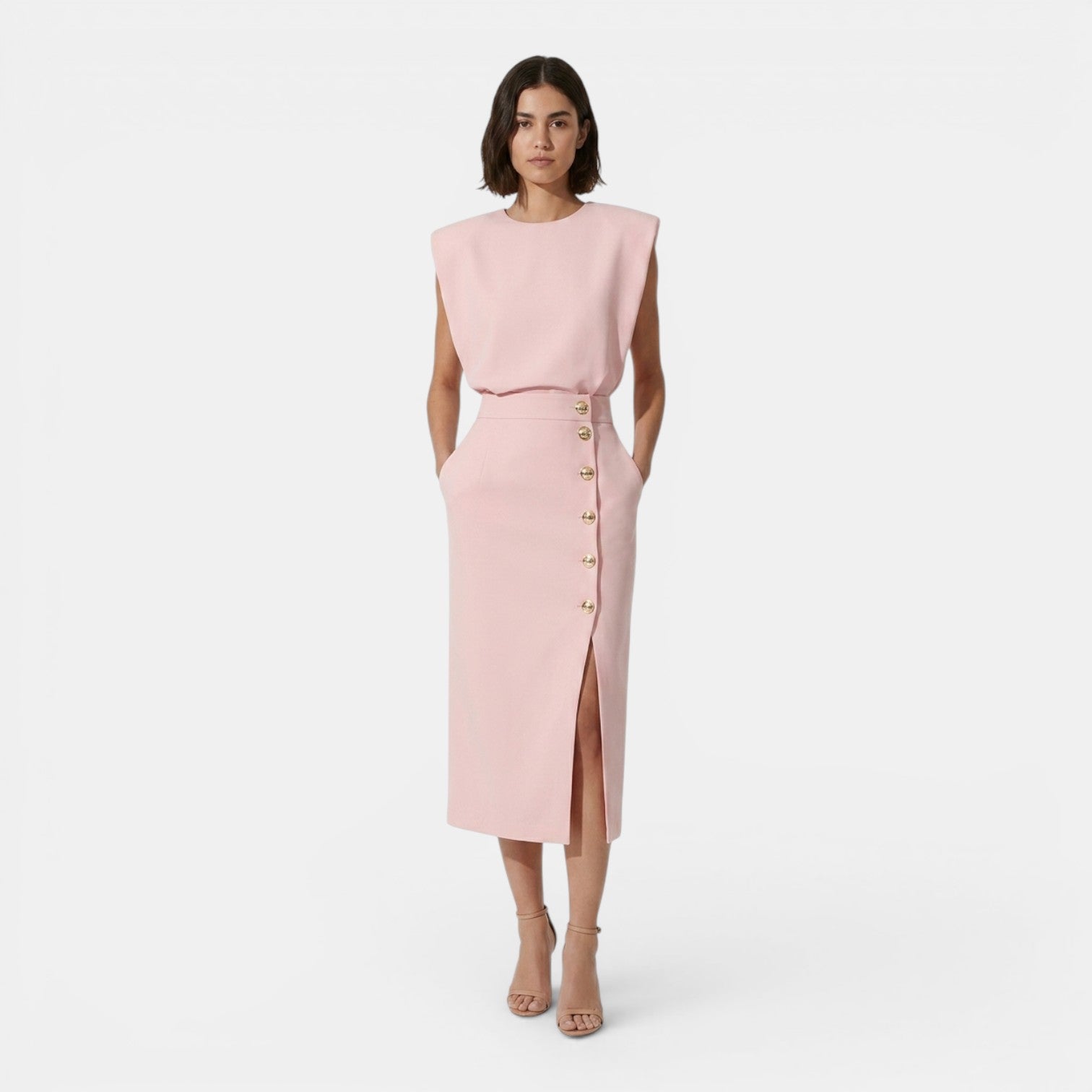 Monvaline | Women’s Summer Midi Dress Sleeveless Lightweight Casual Wear