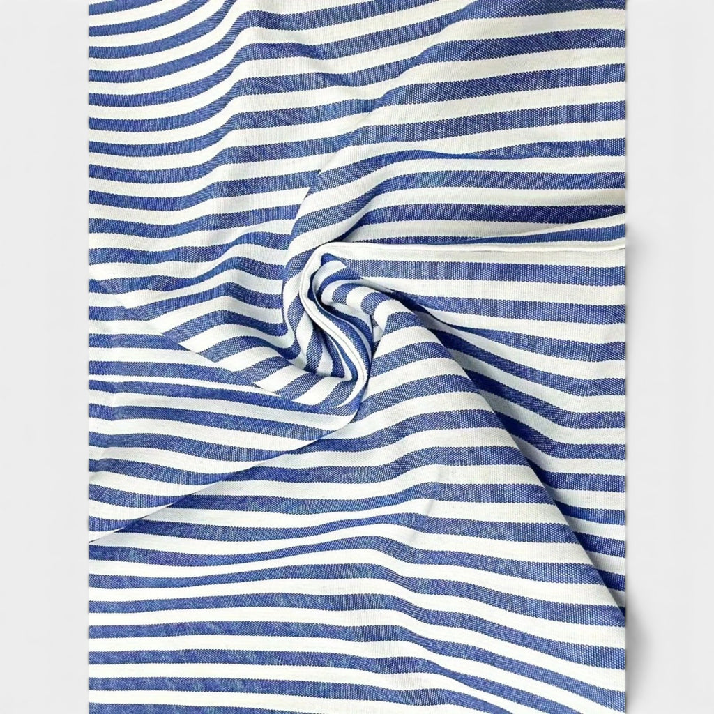 Monvaline | Women’s Summer Stripe Dress with Pockets – Knee-Length Fit