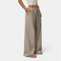 Monvaline | Women’s Summer Wide-Leg Trousers – Comfortable Holiday Pants