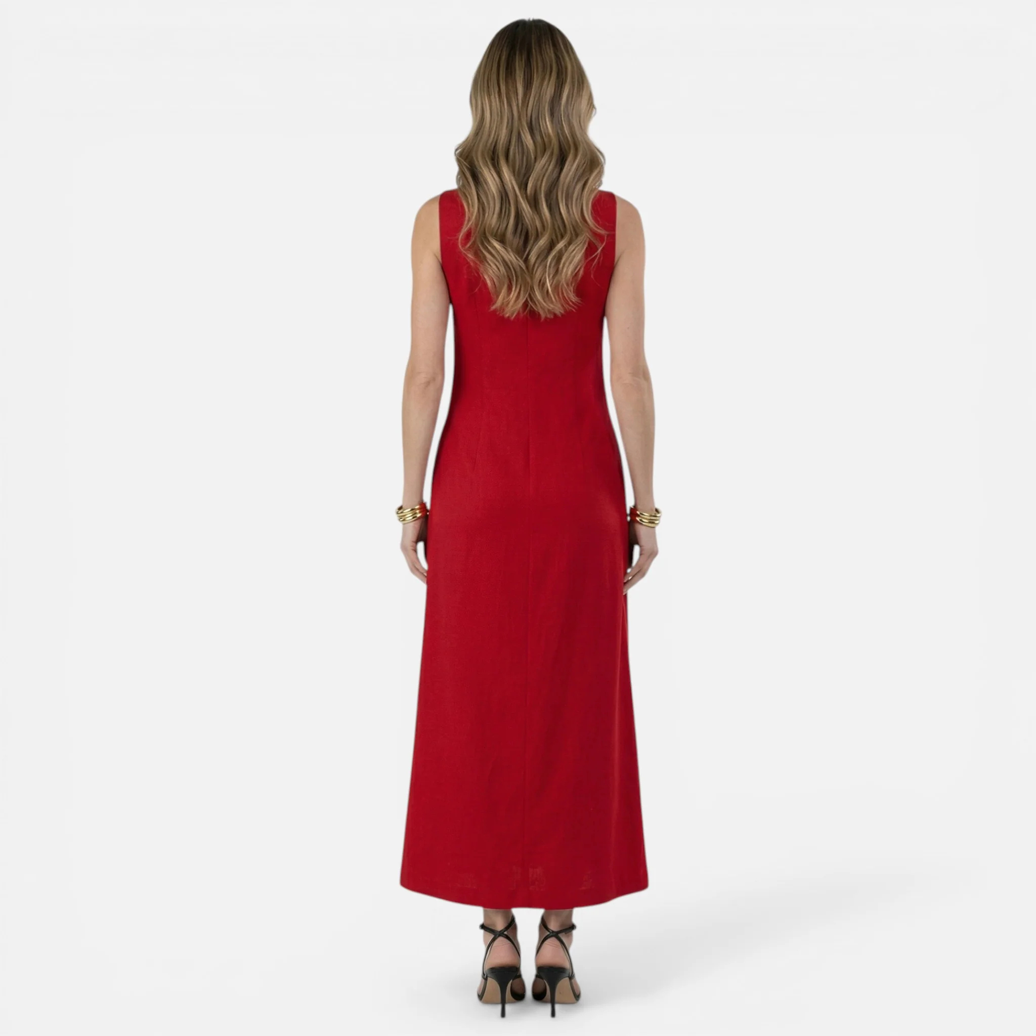 Monvaline | Women’s Sleeveless Maxi Dress Lightweight Summer Casual Wear