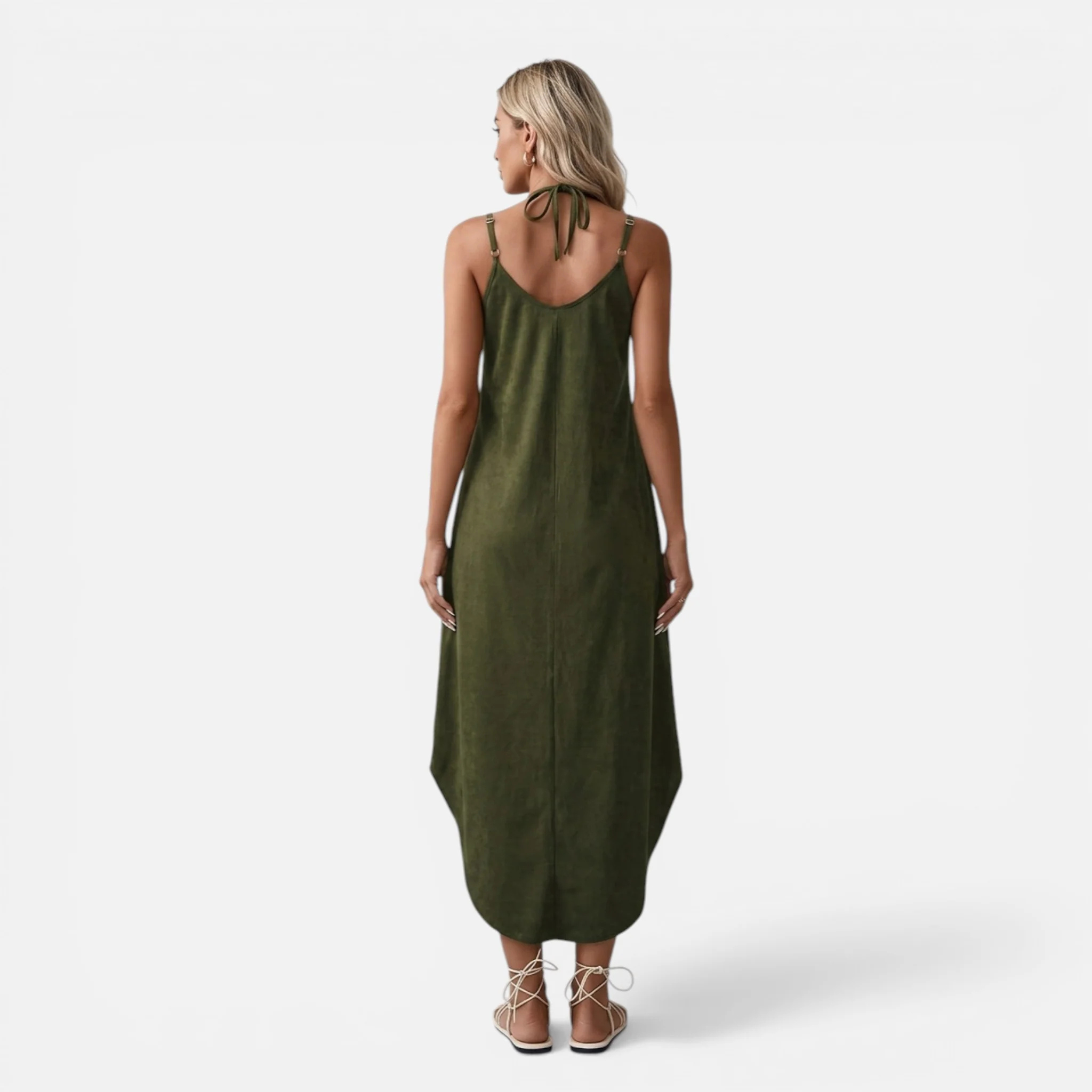 Monvaline | Women’s Loose A-Line Maxi Dress Lightweight Summer Sleeveless
