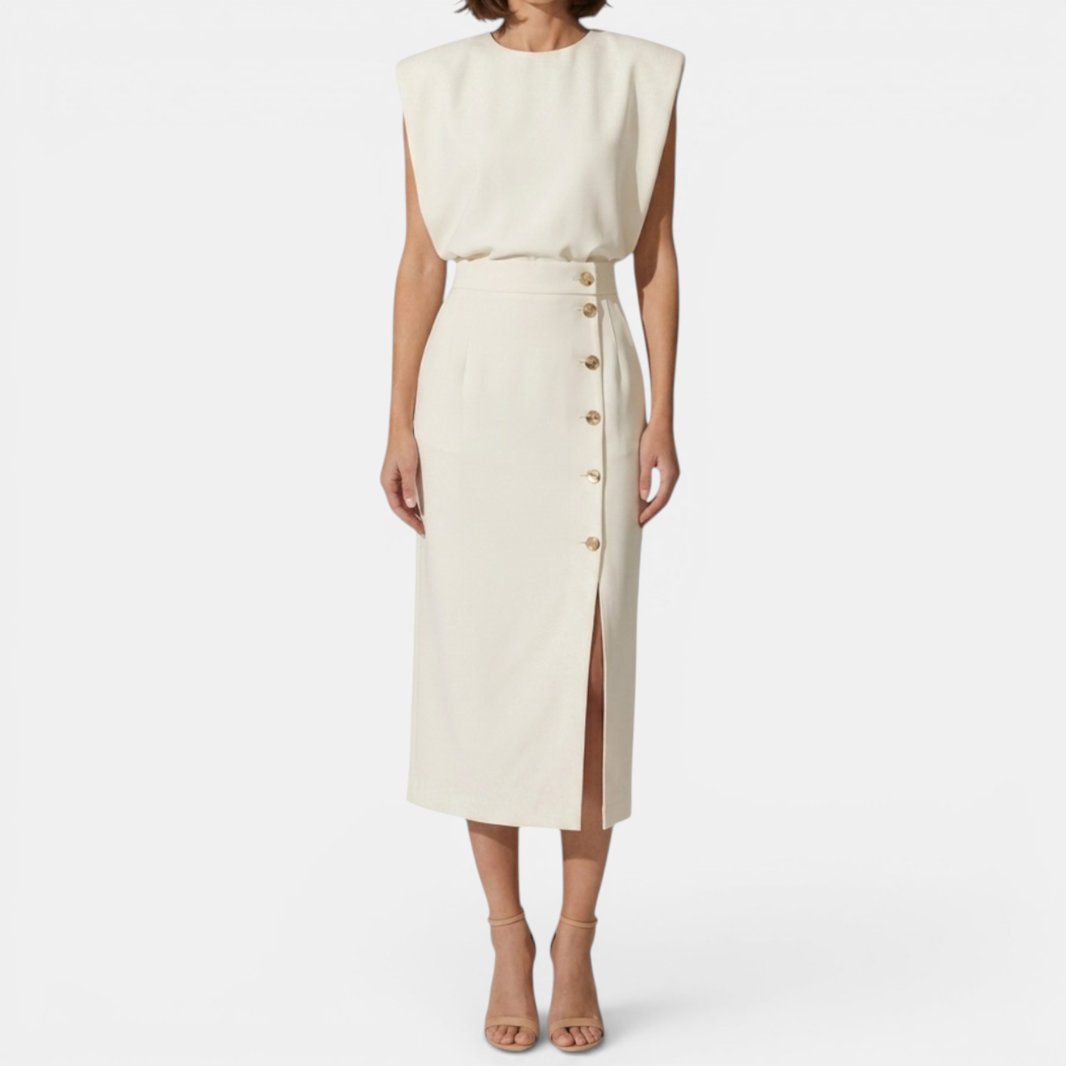 Monvaline | Women’s Summer Midi Dress Sleeveless Lightweight Casual Wear