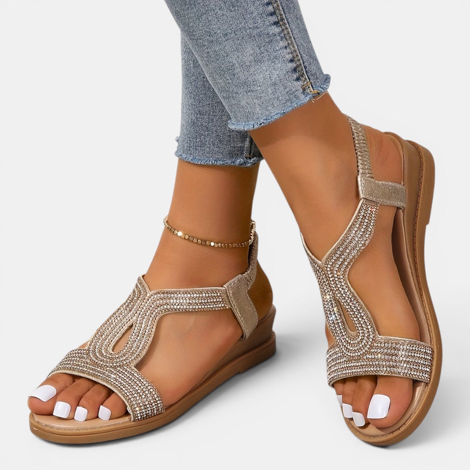Monvaline | Women’s Comfortable Wedge Slippers for Summer Walking