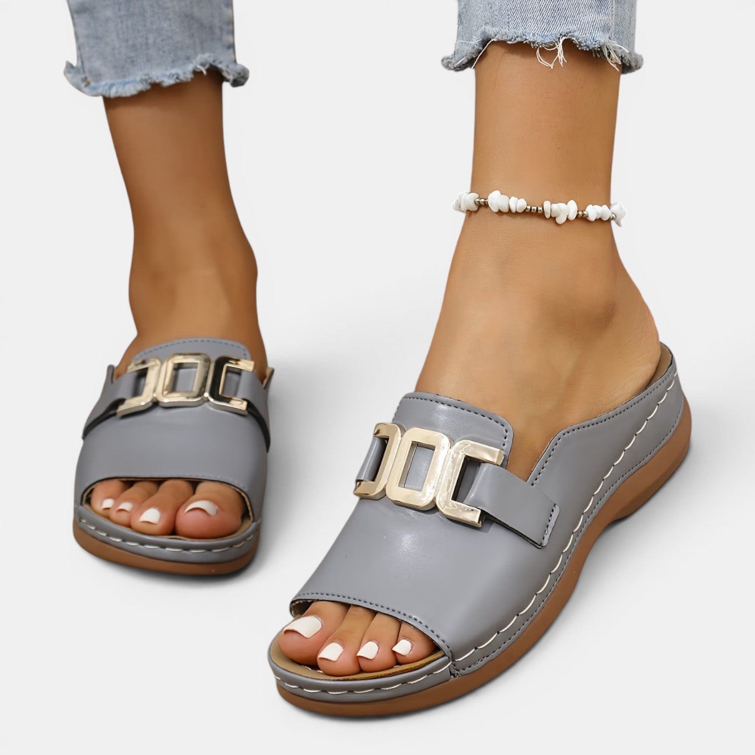 Monvaline | Women’s Comfortable Wedge Sandals for Daily Summer Wear