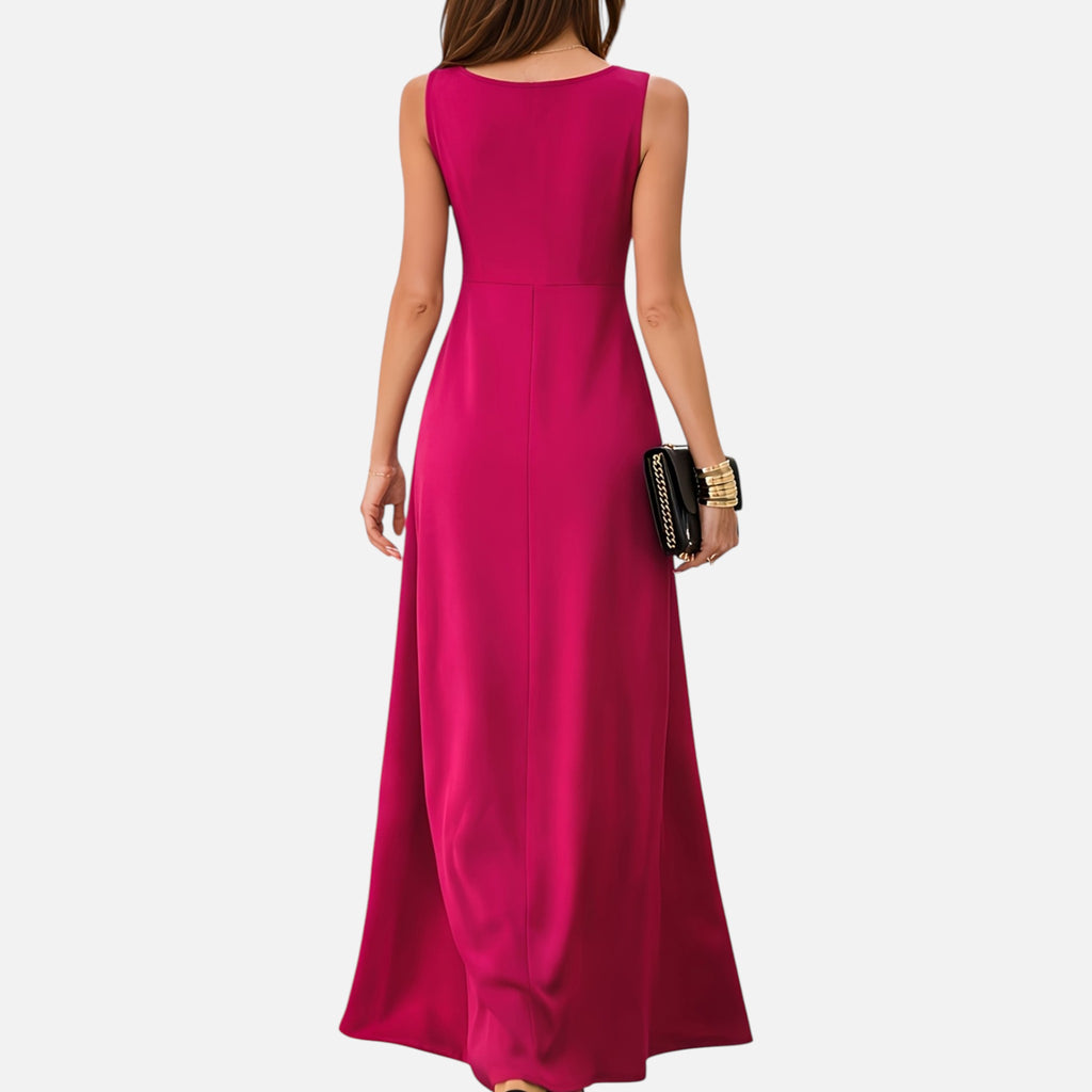 Monvaline | Women’s Sleeveless Maxi Dress Lightweight Summer Casual Wear