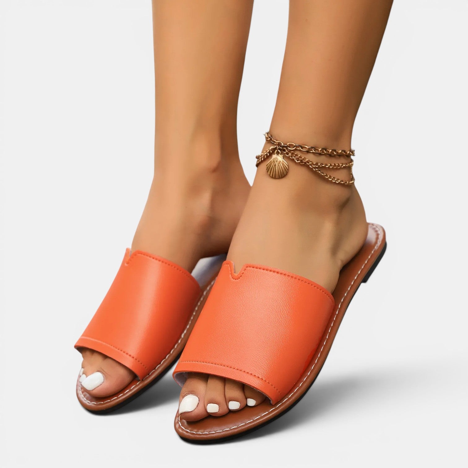 Monvaline | Women’s Comfortable Flat Slides for Beach & Everyday Wear