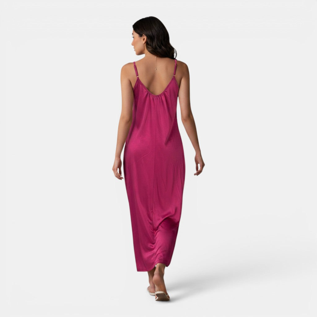 Monvaline | Women’s Relaxed Maxi Cami Dress