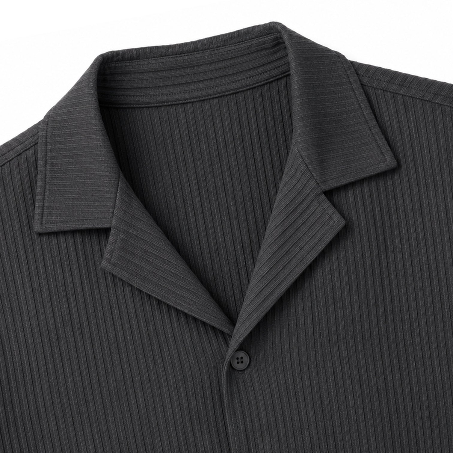 Monvaline | Men's Corduroy Polo Shirt & Shorts Set Casual Summer Outfit
