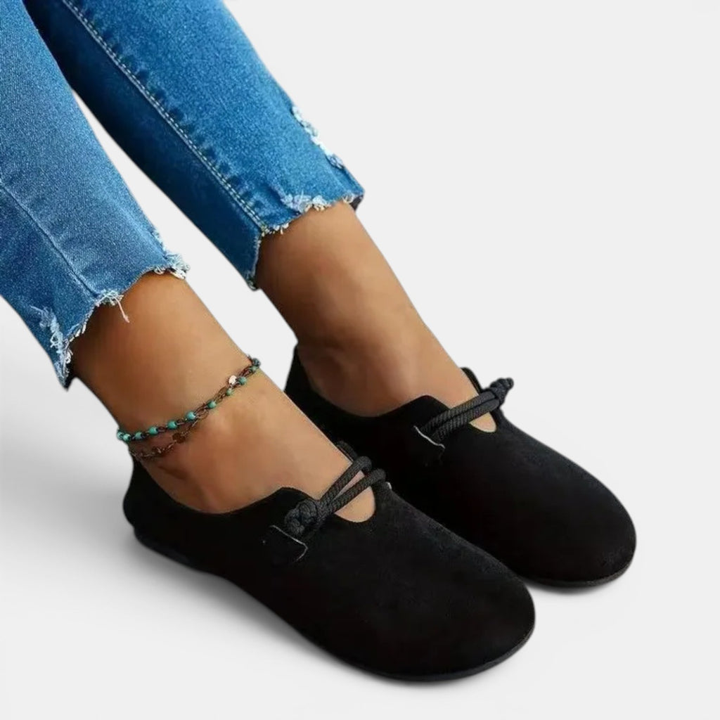 Monvaline | Women's Comfortable Lace-Up Loafers for Work & Everyday Wear