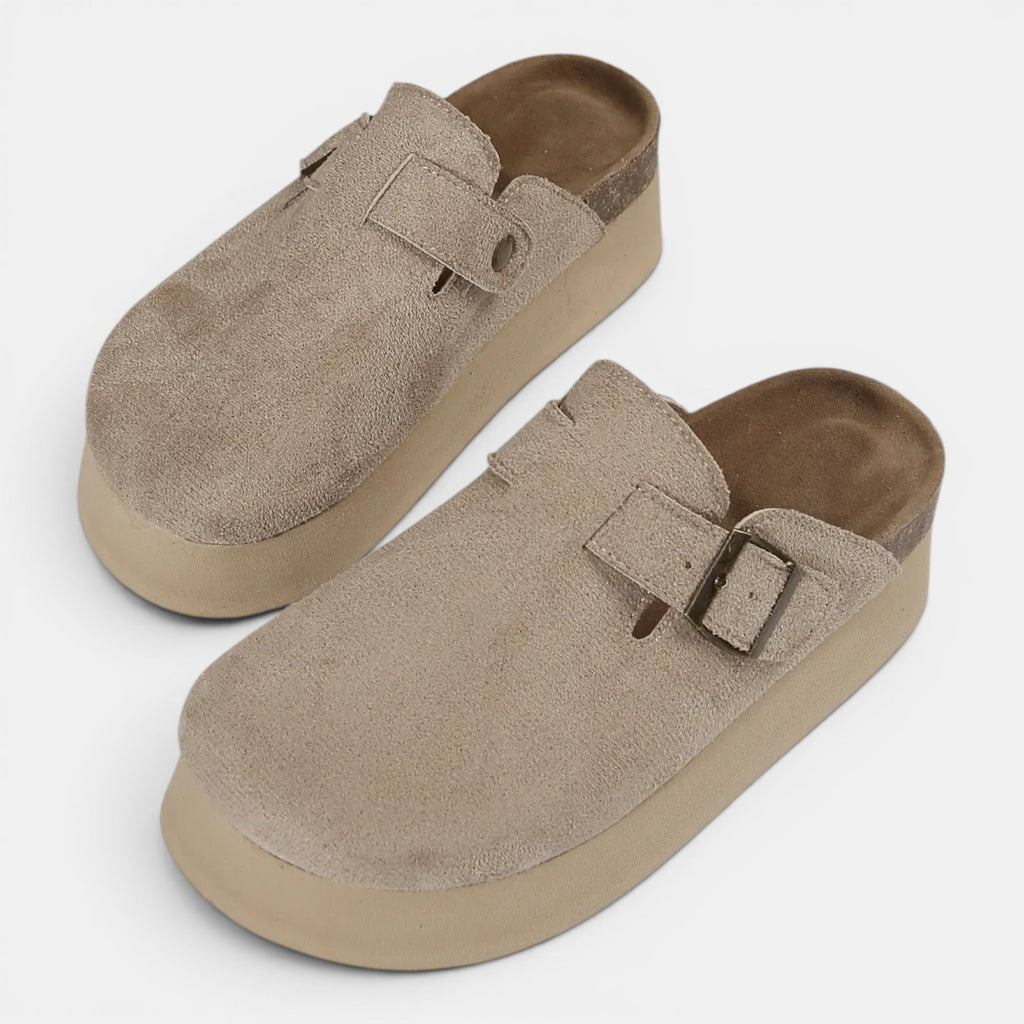 Monvaline | Women's Mule Loafers Comfortable Slip-On Casual Shoes