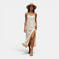 Monvaline | Women’s Sleeveless Holiday Midi Dress – Comfortable Summer Fit