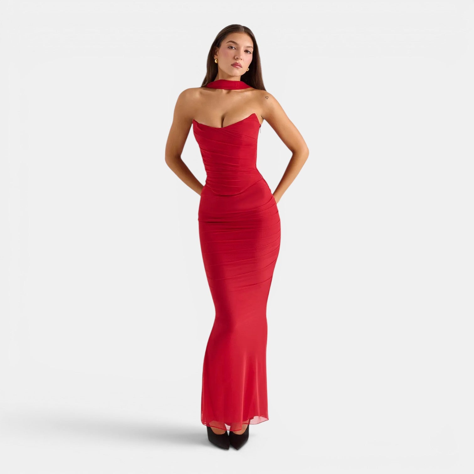Monvaline | Women's Strapless Suit Set for Weddings & Special Occasions
