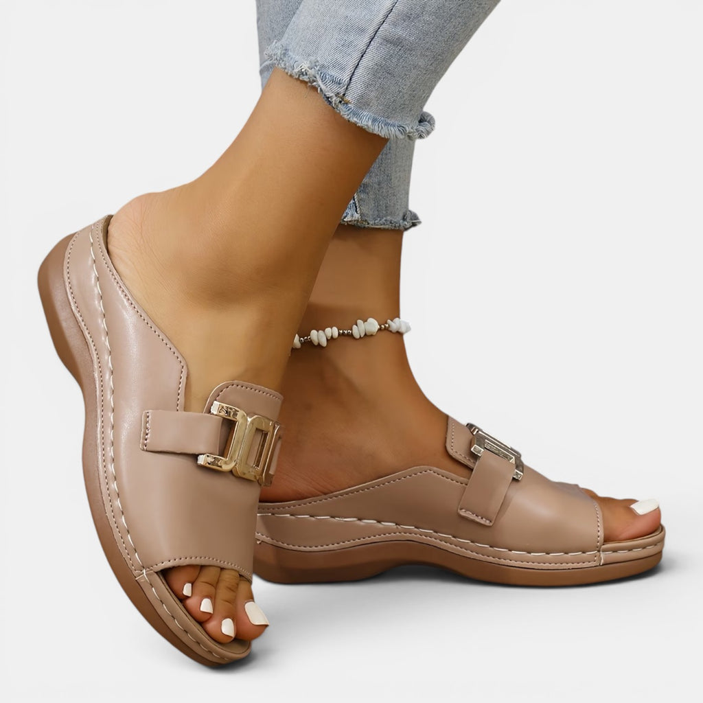 Monvaline | Women’s Comfortable Wedge Sandals for Daily Summer Wear