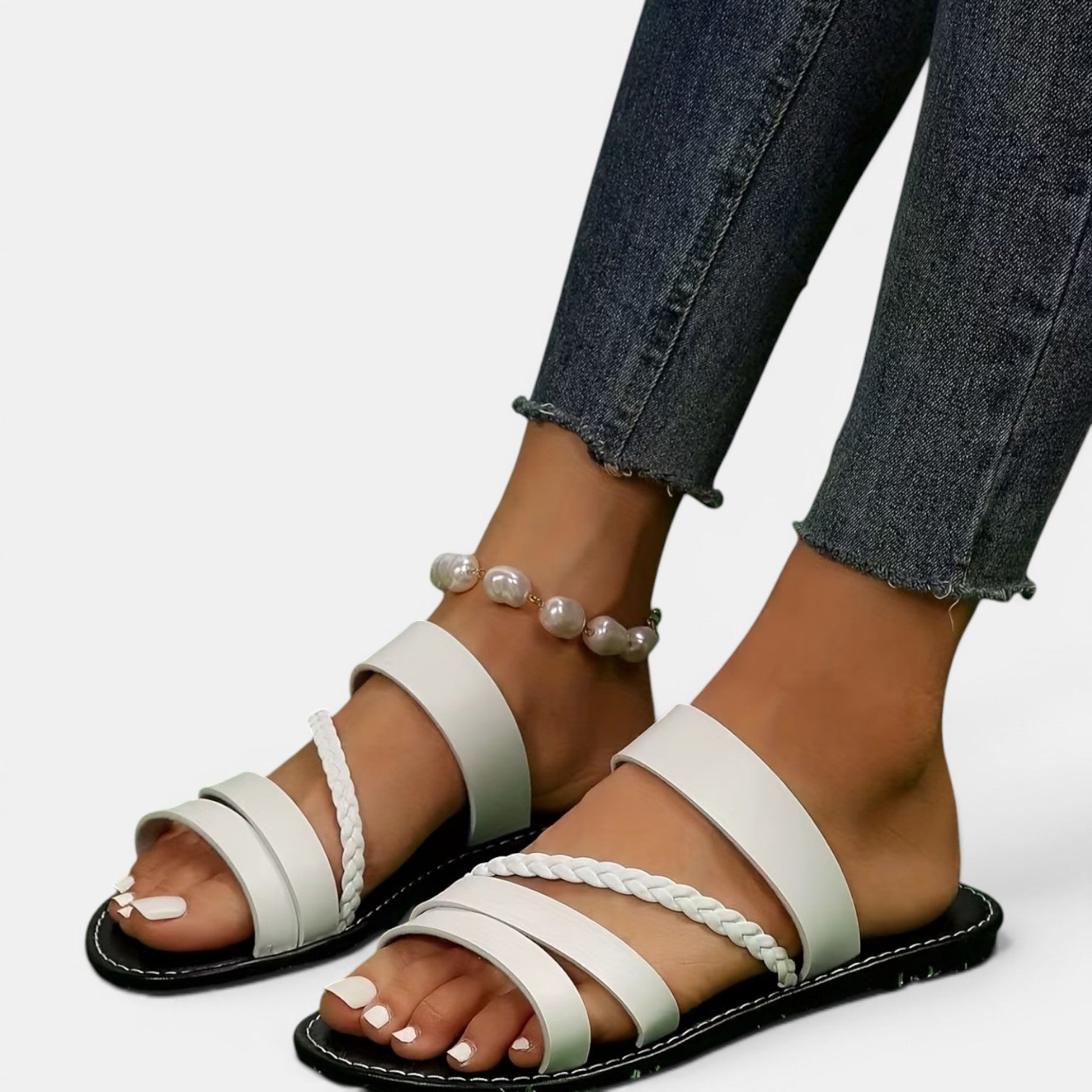 Monvaline | Women’s Comfortable Flat Sandals for Walking & Summer Travel
