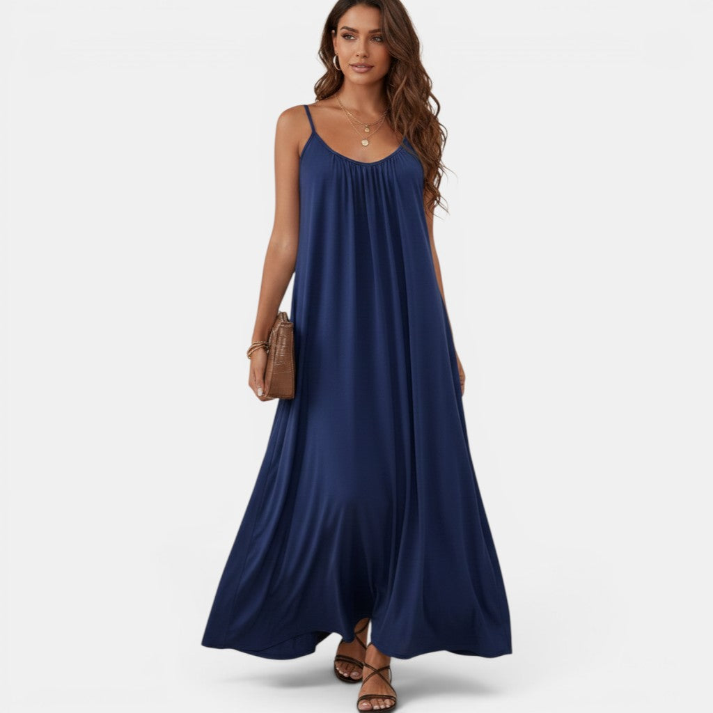 Monvaline | Women’s Relaxed Maxi Cami Dress