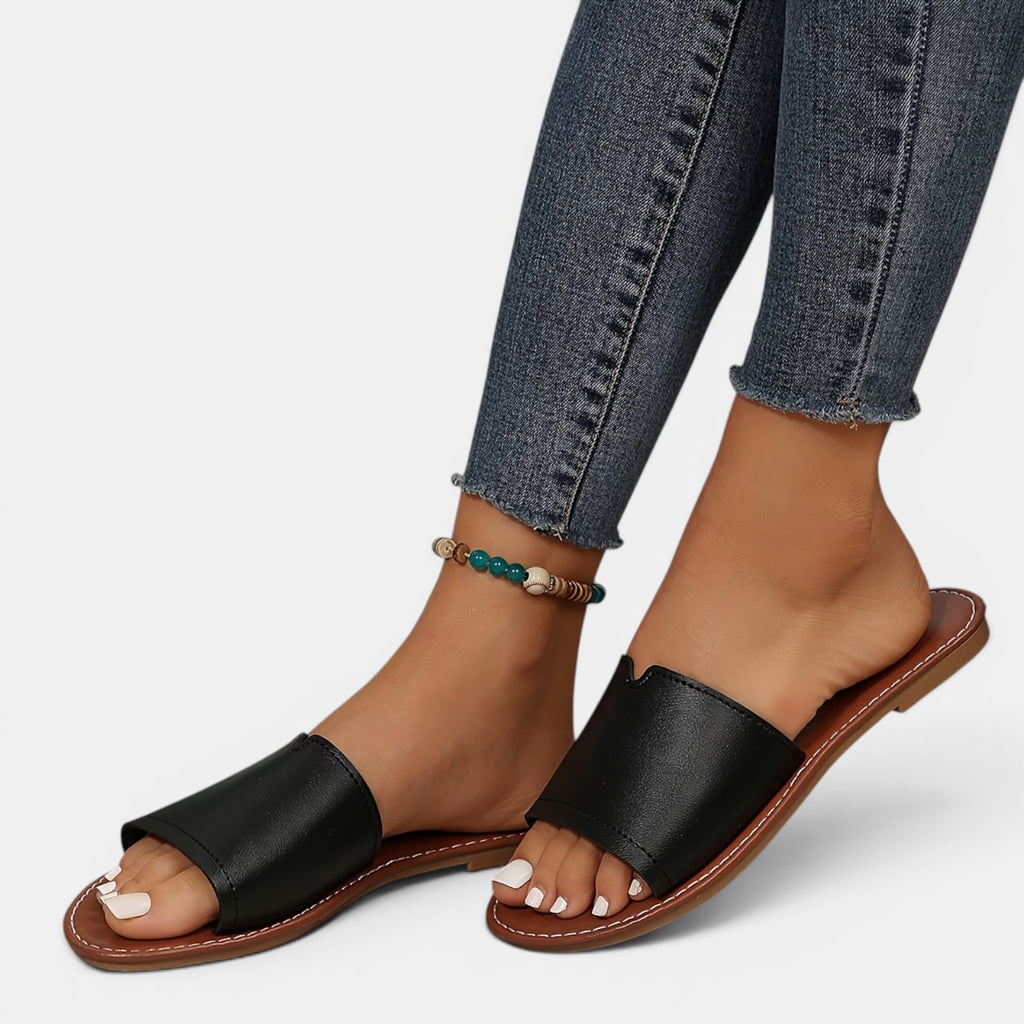 Monvaline | Women’s Comfortable Flat Slides for Beach & Everyday Wear