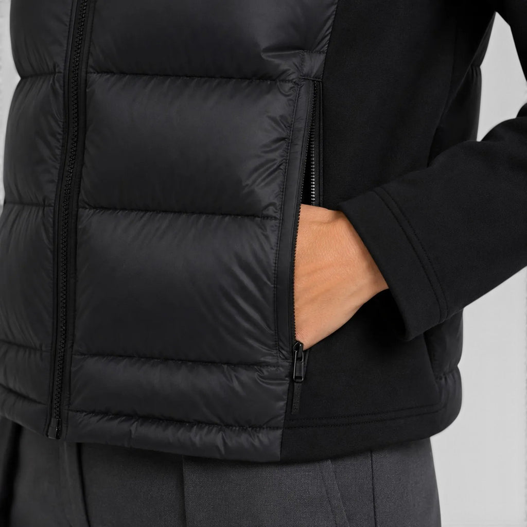 Monvaline | Women's Hooded Puffer Jacket – Fitted Zip-Up