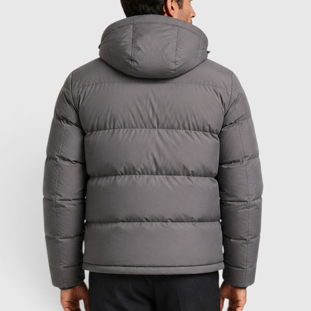 Monvaline | Men's Essential Hooded Puffer Jacket