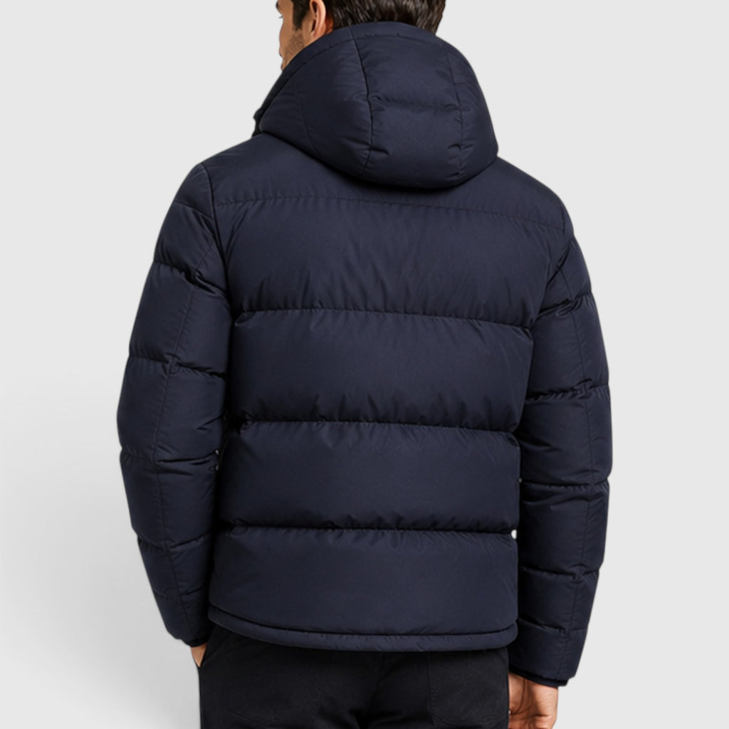 Monvaline | Men's Essential Hooded Puffer Jacket
