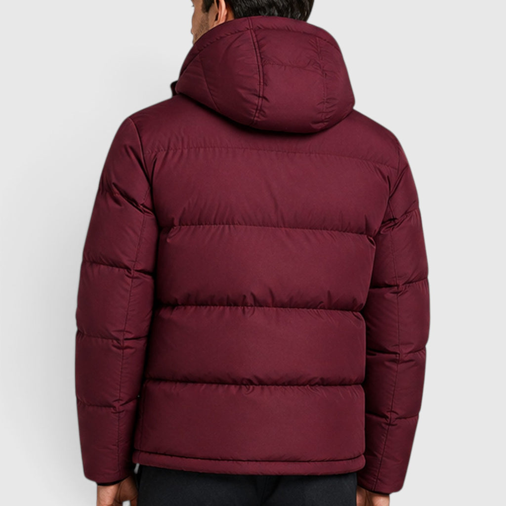 Monvaline | Men's Essential Hooded Puffer Jacket