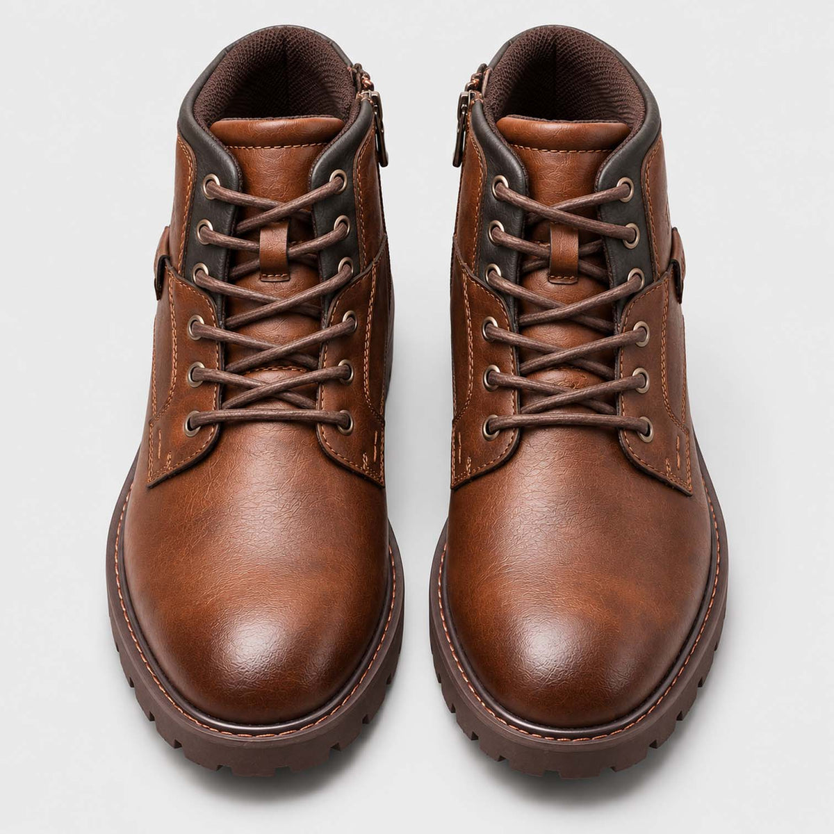Monvaline | Men’s Ankle Work Boots with Ergonomic Fit and Soft Lining