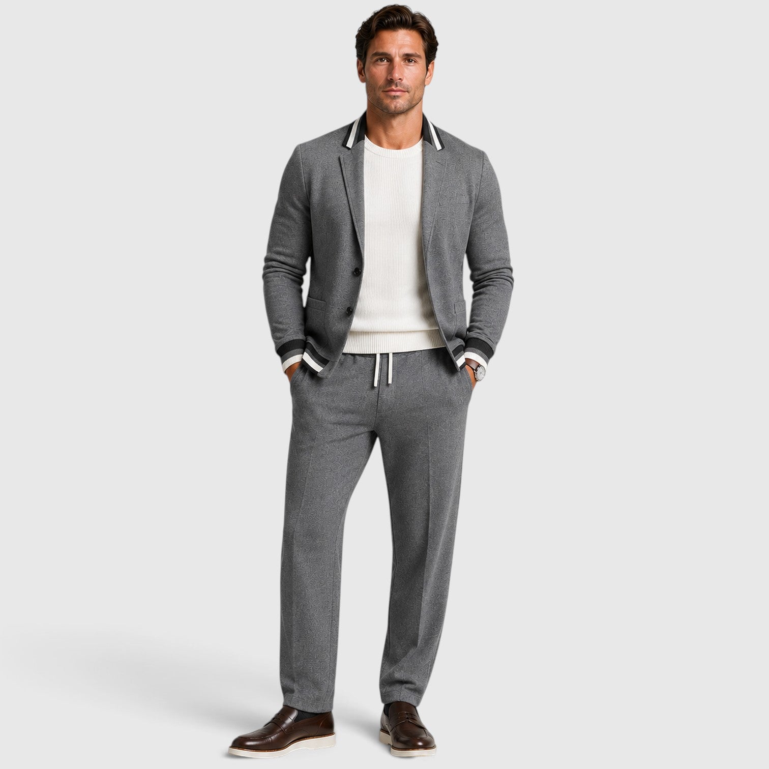 Monvaline | Men’s Blazer & Trousers Two-Piece Set